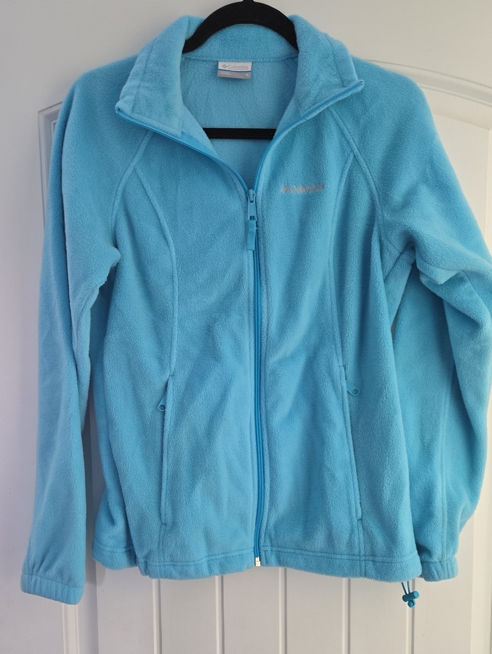 Light Blue Full‑Zip Women's Fleece Jacket